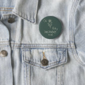 Oh Baby Minimalist Wildflower werdende Mutter Button (Beispiel)