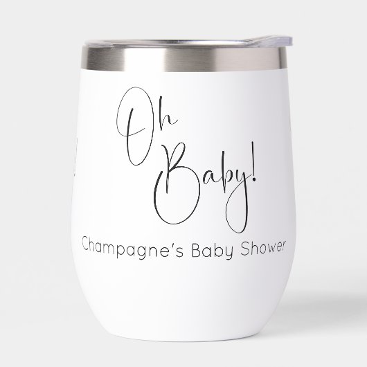 Oh Baby Modern Script Baby Dusche (Links)