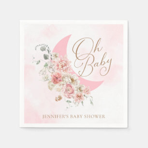 Oh Baby Moon Girl Babyduschpapier Serviette