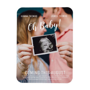 Oh Baby Movie Poster Style Ankündigung Magnet