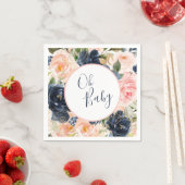 Oh Baby Napkins Gender Reveal Baby Serviette (Beispiel)