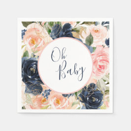 Oh Baby Napkins Gender Reveal Baby Serviette