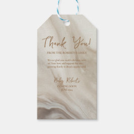 Oh Baby Neutral Marble Baby Dusche Gefallen Gesche Geschenkanhänger