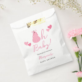 Oh Baby Niedlich Pink Pumpkin Bow Girl Baby Dusche Geschenktütchen