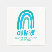Oh, Baby! Niedliche Rainbow CUSTOM Kinderdusche Serviette (Vorderseite)