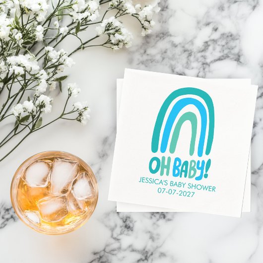 Oh, Baby! Niedliche Rainbow CUSTOM Kinderdusche Serviette