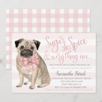 Oh, Baby! Niedlicher Hund rosa Welpendusche