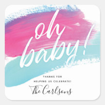 Oh Baby Paint Swash Aufkleber