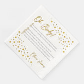 Oh Baby Paper Napkin Serviette (Ecke)