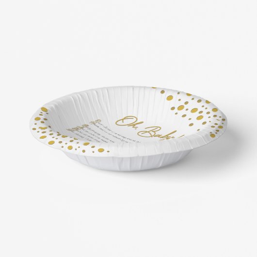 Oh Baby Paper Plate Pappteller (Gewinkelt)