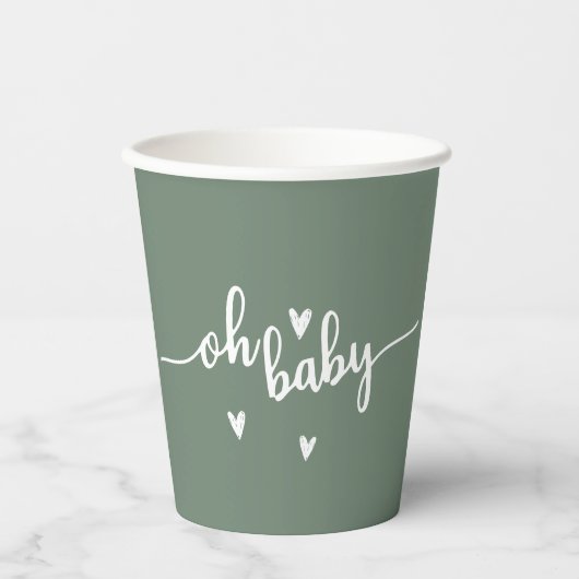 Oh, Baby Pappbecher (Vorderseite)