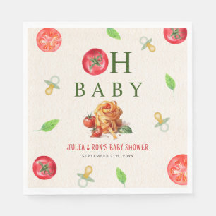 Oh Baby Pasta & Schnullers Babydusche Serviette