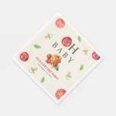 Oh Baby Pasta & Schnullers Babydusche Serviette (Ecke)