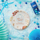 Oh Baby Pasta & Schnullers Blue Baby Dusche Pappteller (Party)