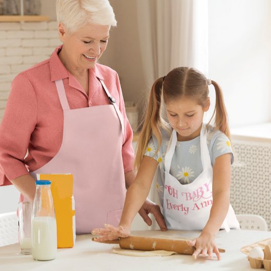 Oh Baby Personalisiert Pink Girly Girl Kinderschürze