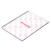 Oh Baby Personalisiert Pink Girly Girl Notizblock (Linke Seite)