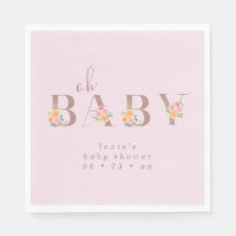 Oh Baby Pink Art und Rose Babydusche