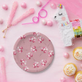 Oh Baby Pink Balloons Pappteller (Party)