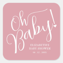 Oh, Baby! Pink Girl Baby Dusche