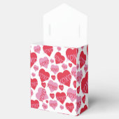 Oh Baby Pink Red Sweethearst Baby Dusche Weiß Geschenkschachtel (Geöffnet)