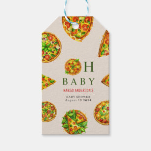 Oh Baby Pizza Tomaten Olivia Green Baby Dusche Geschenkanhänger
