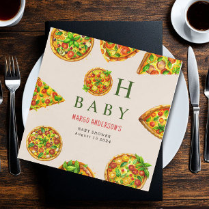 Oh Baby Pizza Tomaten Olivia Green Baby Dusche Serviette