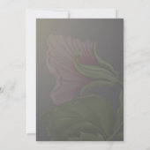 Oh, Baby-Platterbsen in einer Pod-Kinderdusche Einladung (Rückseite)