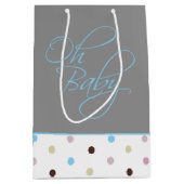 Oh Baby Posh Baby Boy Mittlere Geschenktüte (Vorderseite)