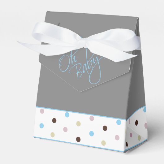 Oh Baby Posh Baby Dusche für Junge Geschenkschachtel (Vorderseite)
