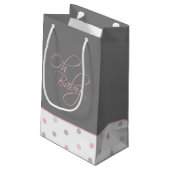 Oh Baby Posh Baby Geschenk für Mädchen Kleine Geschenktüte (Rückseite Schrägansicht)