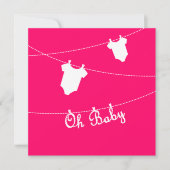 Oh Baby Pregnancy Ankündigung (Vorderseite)