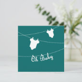 Oh Baby Pregnancy Ankündigung (Stehend Vorderseite)