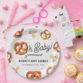 Oh Baby Pretzels & Schnullers Baby Dusche Willkomm Pappteller (Party)