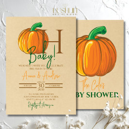 Oh Baby Pumpkin Baby Eltern-to-Be Dusche Einladung
