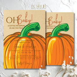 Oh Baby Pumpkin Baby Fall Parents-to-Be Dusche Einladung