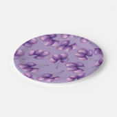 Oh Baby Purple Pappteller (Schrägansicht)