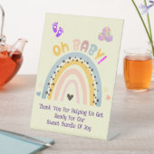 Oh Baby Rainbow Celebration Sockelschild (In Situ)