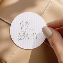 Oh Baby Rosa Vornehmes Mädchen Baby Shower