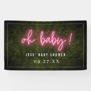Oh Baby-Rosaneonboxwood-Babyparty Banner