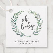 Oh Baby Rustic Greenery Gender Neutral Baby Dusche
