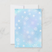 Oh Baby Santa & Mrs Claus Baby Duschberatung Einladung (Rückseite)