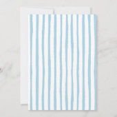 Oh Baby Script Elephant in Hot Air Balloon Shower Einladung (Rückseite)