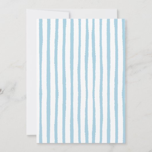 Oh Baby Script Elephant in Hot Air Balloon Shower Einladung (Rückseite)