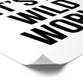 OH BABY SEINE WILDE WELT POSTER (Ecke)