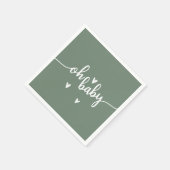 Oh, Baby Serviette (Ecke)