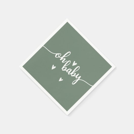 Oh, Baby Serviette (Ecke)