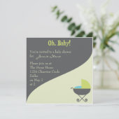 Oh, Baby! Set zur Beförderung - Einladungen (Stehend Vorderseite)