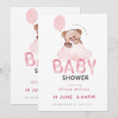 Oh Baby Shower Celebration Design Einladung (Vorne/Hinten)