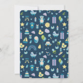 Oh Baby Shower Einladung (Rückseite)