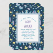 Oh Baby Shower Einladung (Vorne/Hinten)